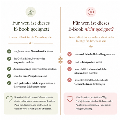 Neurodermitis E-Book "Wenn ich das früher gewusst hätte"